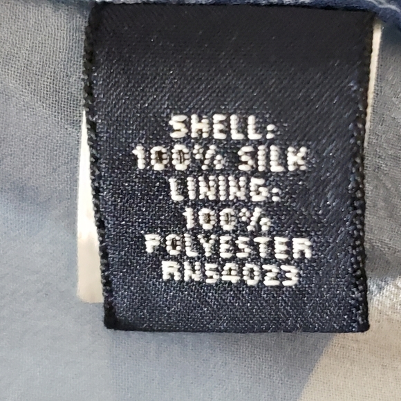 Banana Republic 100% Silk Abstract FloraPrint Tunic Top & Cami adjustable straps - Picture 7 of 13